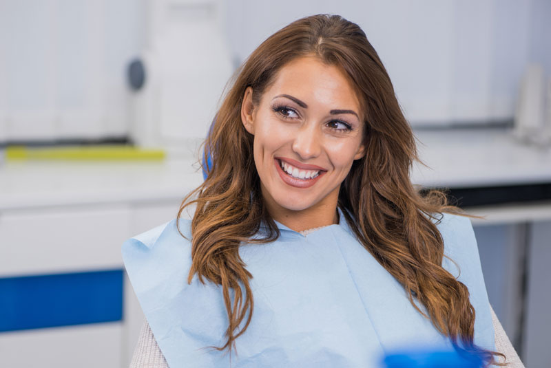 dental patient smiling