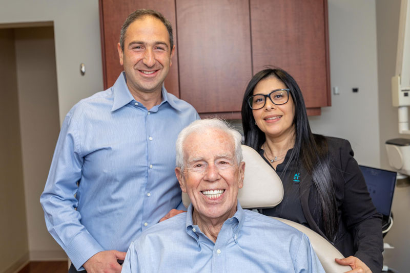 dr sepiashvile and dental patient smiling