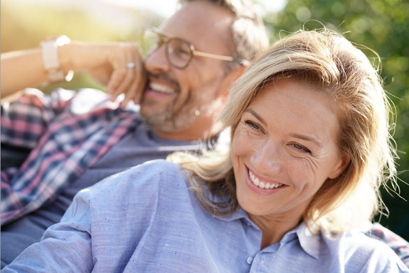 Dental Implant Patients Smiling Together