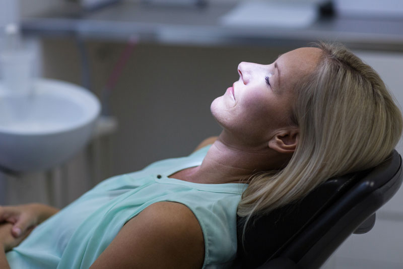 Dental Patient Under Dental Sedation