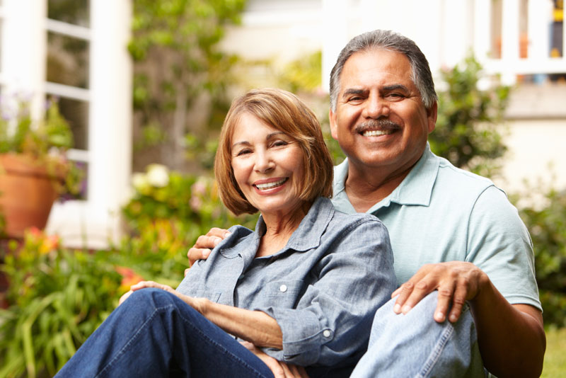 Dental Implant Patient Smiling Together